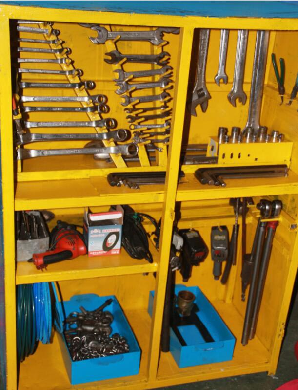 无纺布生产线维修工具6S先进制度成果展示(图)